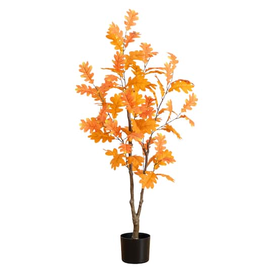 4ft. Artificial Autumn Oak Tree